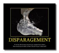 disparagement