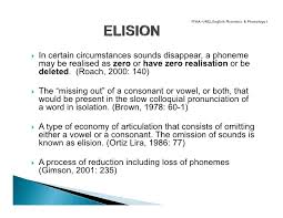 elision