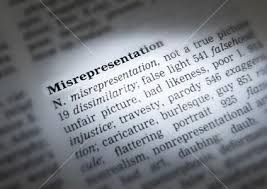 misrepresentation